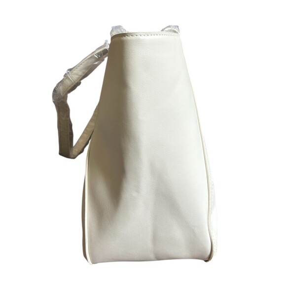 Cavalli Class Sandra Shopper Tote White Asparagus New w  Tags MSRP $118 - Picture 5 of 7